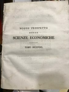 NUOVO PROSPETTO DELLE SCIENZE ECONOMICHE OSSIA SOMMA TOTALE DELLE IDEE …