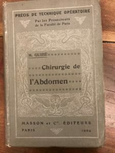 CHIRURGIE DE L’ABDOMEN