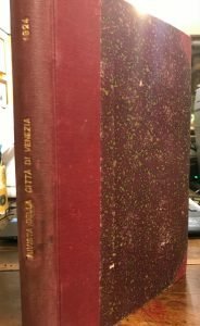 RIVISTA MENSILE DELLA CITTA’ DI VENEZIA ANNO IV 1925