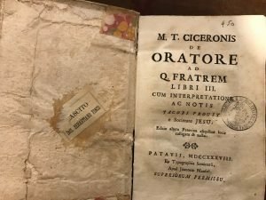 M.T. CICERONIS DE ORATORE AD Q. FRATREM LIBRI III CUM …