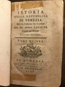 ISTORIA DELLA REPUBBLICA DI VENEZIA DALLA SUA FONDAZIONE SINO AL …