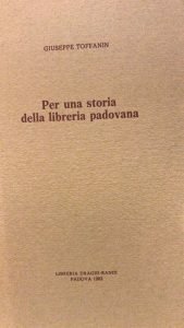 PER UNA STORIA DELLA LIBRERIA PADOVANA