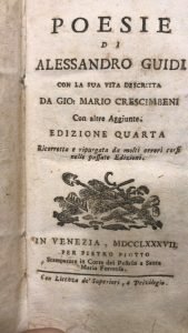 POESIE DI ALESSANDRO GUIDI CON LA SUA VITA DESCRITTA.CON ALTRE …