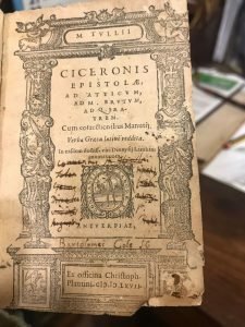 EPISTOLAE AD ATTICUM, AD M. BRUTUM, AD Q. FRATREM CUM …
