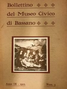 BOLLETTINO DEL MUSEO CIVICO DI BASSANO ANNO IX – 1912 …