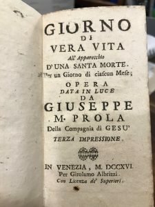 GIORNO DI VERA VITA. ALL’APPARECCHIO D’UNA SANTA MORTE PER UN …