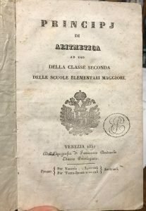 PRINCIPJ DI ARITMETICA AD USO DELLA CLASSE SECONDA DELLE SCUOLE …