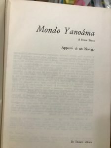 MONDO YANOAMA. APPUNTI DI UN BIOLOGO