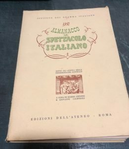 1952 ALMANACCO DELLO SPETTACOLO ITALIANO