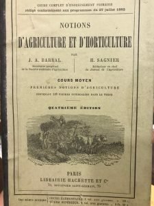 NOTIONS D’AGRICULTURE ET D’HORTICULTURE