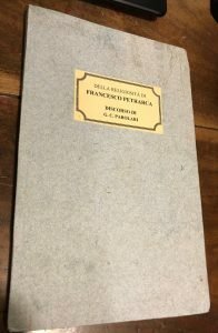 DELLA RELIGIOSITA’ DI FRANCESCO PETRARCA , DISCORSO