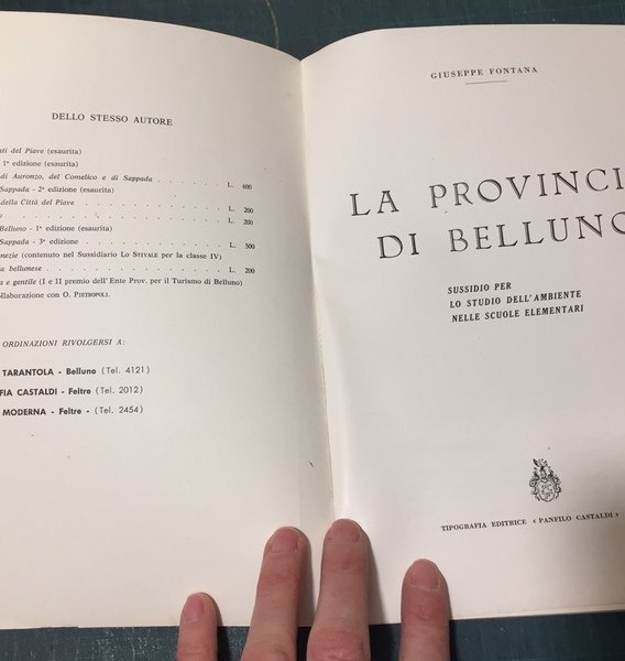 LA PROVINCIA DI BELLUNO
