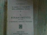 LE ORIGINI E LO SVOLGIMENTO DELLA LETTERATURA ITALIANA II. IL …
