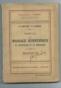 (MASSAGGI) LE BREVIAIRE DU MASSEUR – PRECIS DE MASSAGE SCIENTIFIQUE …