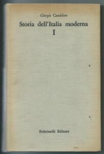 STORIA DELL'ITALIA MODERNA, VOL I LE ORIGINI DEL RISORGIMENTO