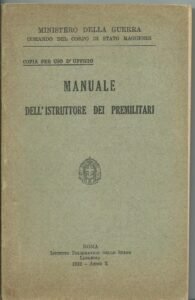 MANUALE DELL’ ISTRUTTORE DEI PREMILITARI