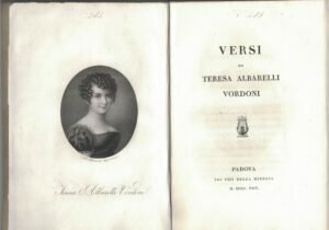 VERSI DI TERESA ALBARELLI VORDONI