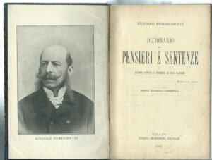 DIZIONARIO DI PENSIERI E SENTENZE DI AUTORI ANTICHI E MODERNI …