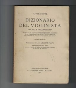 DIZIONARIO DEL VIOLINISTA VIOLISTA E VIOLONCELLISTA… | Immagine Gallery 1
