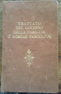 TRATTATO DEL GOVERNO DELLA FAMIGLIA D’AGNOLO PANDOLFINI