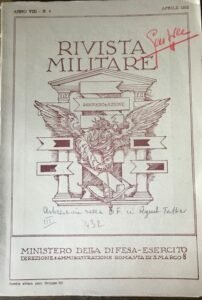 RIVISTA MILITARE ANNO VIII N. 4 APRILE 1952