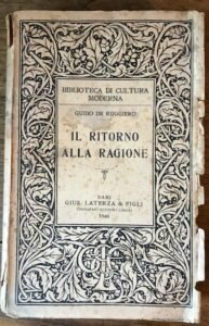 IL RITORNO ALLA RAGIONE