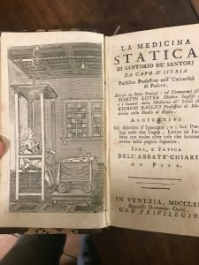 LA MEDICINA STATICA DI SANTORIO DE’ SANTORJ … DIVISA IN …