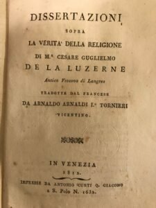 CONTINUAZIONE SULLA DISSERTAZIONE SOPRA I MIRACOLI, E DISSERTAZIONE SOPRA LA …