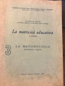 LA MOTRICITA’ EDUCATIVA. LA METODOLOGIA SECONDA PARTE