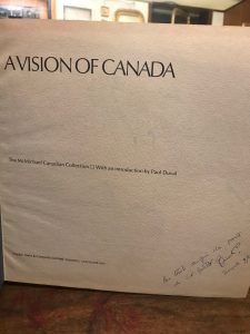 A VISION OF CANADA. THE MCMICHAEL CANADIAN COLLECTION WITH AN …