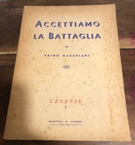 ACCETTIAMO LA BATTAGLIA SERIE : URGENZE | Immagine principale