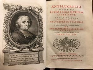 ANTI-LUCREZIO OVVERO DI DIO E DELLA NATURA LIBRI NOVE. OPERA …