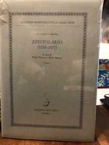 ANTONIO CANOVA. EPISTOLARIO (1816-1817)TOMO I