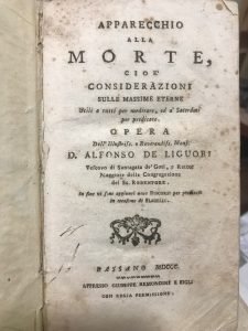 APPARECCHIO ALLA MORTE CIOE’ CONSIDERAZIONI SULLE MASSIME ETERNE UTILI A …