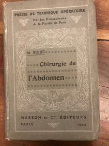 CHIRURGIE DE L’ABDOMEN