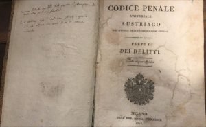 CODICE PENALE AUSTRIACO COLL’APPENDICE DELLE PIU’ RECENTI NORME GENERALI. PARTE …