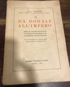DA DOGALI ALL’IMPERO – TESTO DI CULTURA FASCISTA AD USO … | Immagine principale