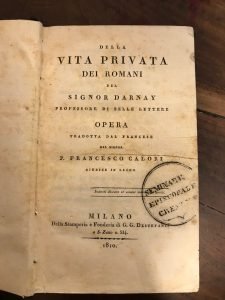 DELLA VITA PRIVATA DEI ROMANI