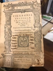 EPISTOLAE AD ATTICUM, AD M. BRUTUM, AD Q. FRATREM CUM …