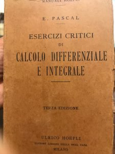 ESERCIZI CRITICI DI CALCOLO DIFFERENZIALE E INTEGRALE. TERZA EDIZIONE RIVEDUTA