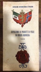 ESPOSIZIONE DI PRODOTTI DI PESCE DA BERGEN (NORVEGIA) 1906 (BACCALA’)