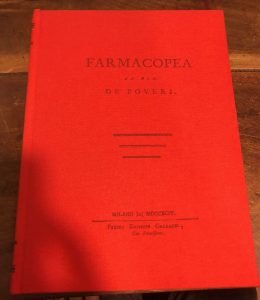 FARMACOPEA AD USO DE POVERI (RISTAMPA IN FOTOCOPIA RILEGATA)
