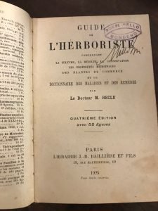 GUIDE DE L'HERBORISTE
