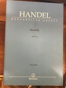 HANDEL MESSIAH ORATORIO IN THREE PARTS HWV 56