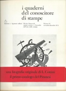 I QUADERNI DEL CONOSCITORE DI STAMPE – NR 19 NOVEMBRE-DICEMBRE …