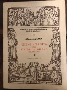 IGIENE E SANITA' NEGLI STATUTI DI MILANO DEL SEC. XIV …