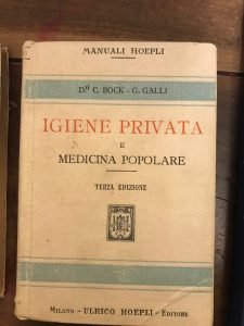 IGIENE PRIVATA E MEDICINA POPOLARE
