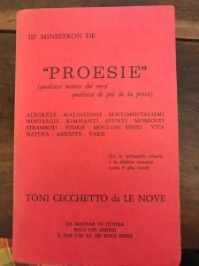 III. MINESTRONE DE PROESIE (QUALCOSA MANCO DEI VERSI QUALCOSA DE …