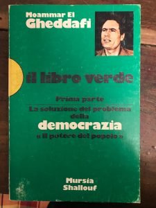 IL LIBRO VERDE. PRIMA PARTE. LA SOLUZIONE DEL PROBLEMA DELLA …