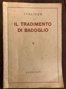 IL TRADIMENTO DI BADOGLIO